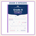 Grade 8 Integers Cheat Sheet, Middle School Study Guide(PDF Download)