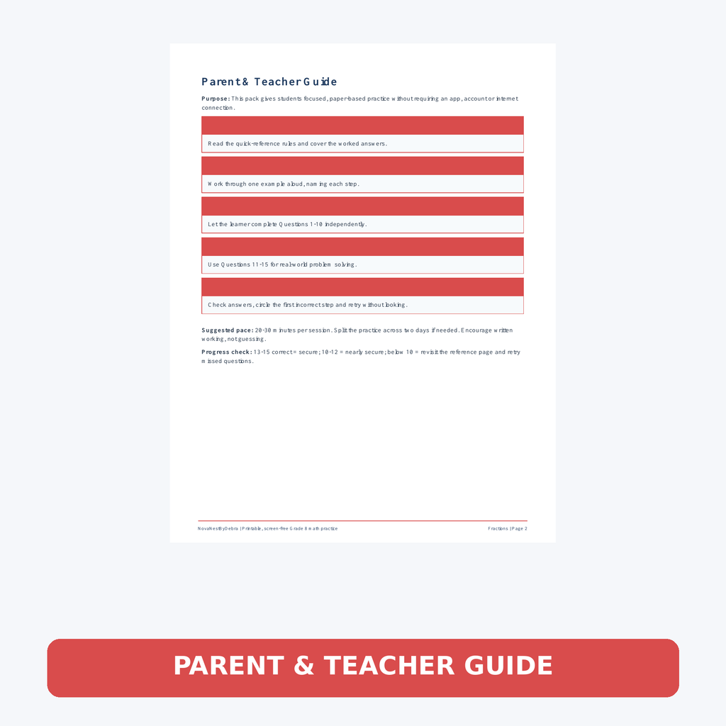 Grade 8 Integers Cheat Sheet | Middle School Math Study Guide | Positive & Negative Numbers | Printable PDF