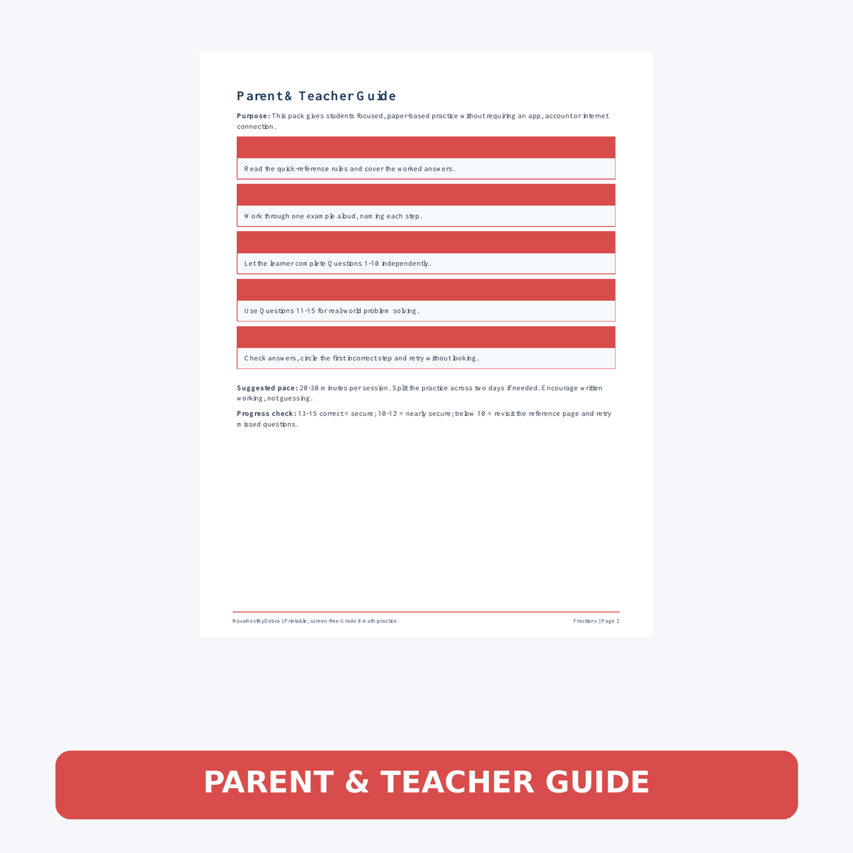 Grade 8 Integers Cheat Sheet | Middle School Math Study Guide | Positive & Negative Numbers | Printable PDF