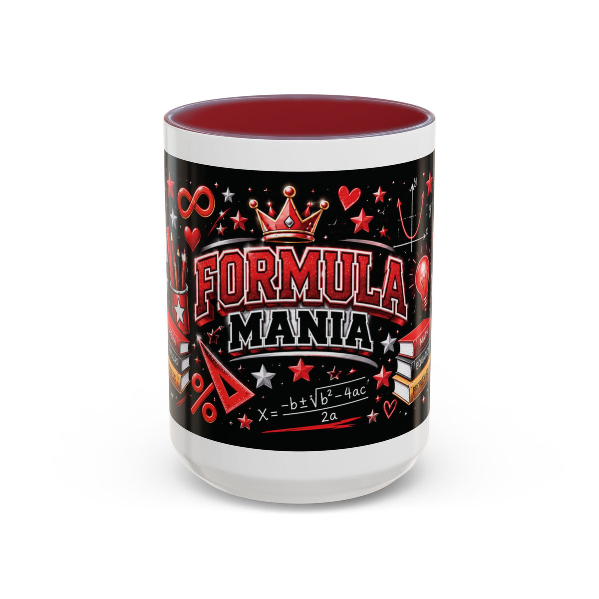 Formula Mania Coffee Mug — Math Lover Accent Mug (11/15oz)