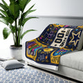Personalized Math Teacher Sherpa Blanket – "Math Makes Sense" Cozy Classroom Throw