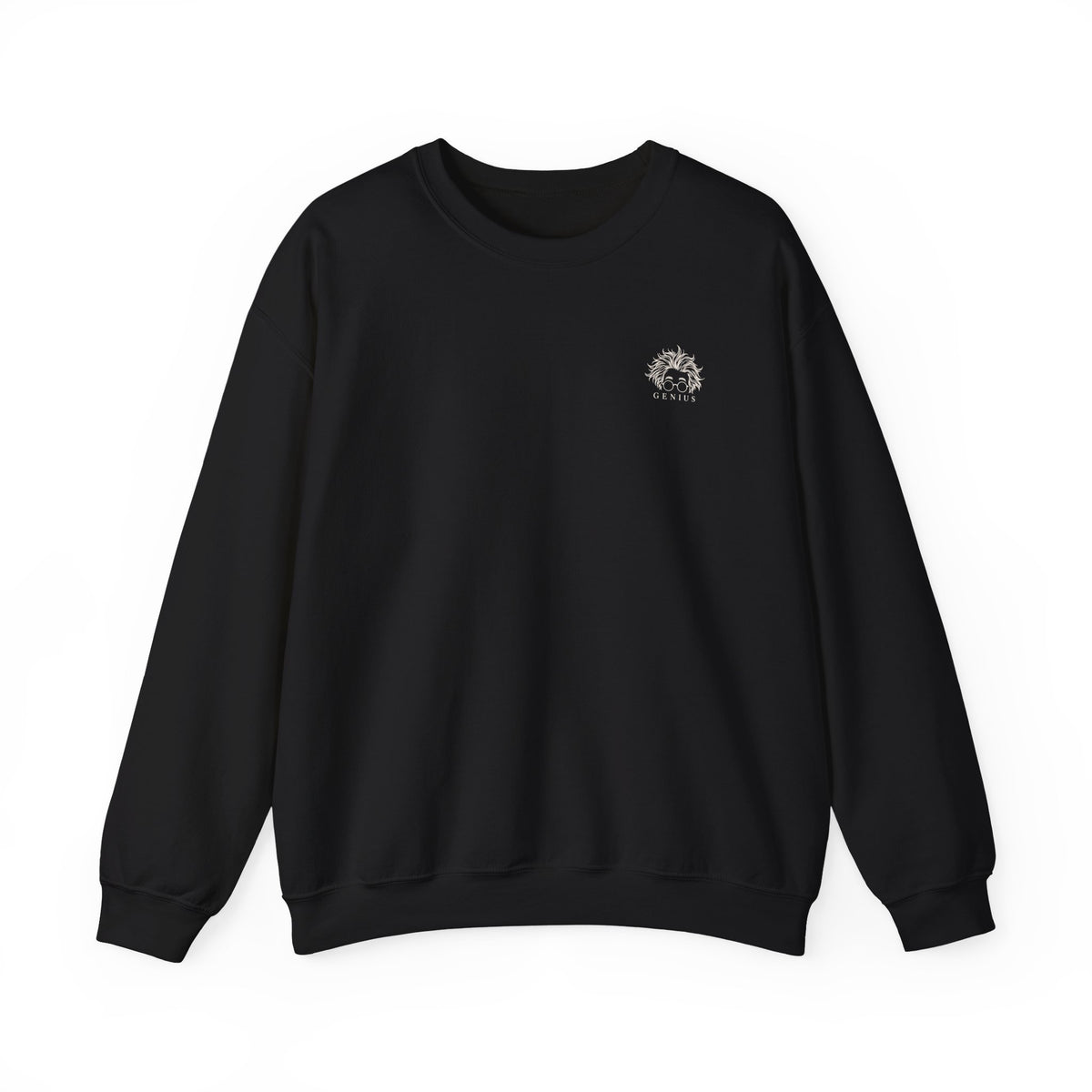 Crewneck Sweatshirt — Minimal Skull Floral Crewneck | Small Logo | Subtle Gothic | Gift for Him or Her