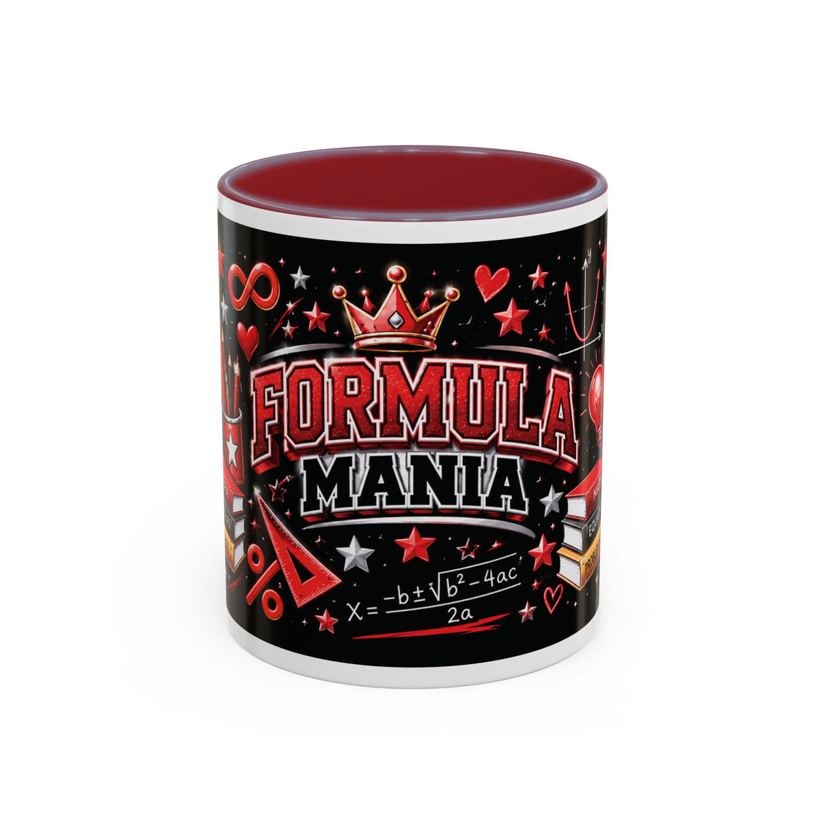 Formula Mania Coffee Mug — Math Lover Accent Mug (11/15oz)