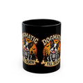 Dogmatic Till Death Mug — Halloween Skeleton Dog Coffee Cup (11oz & 15oz)