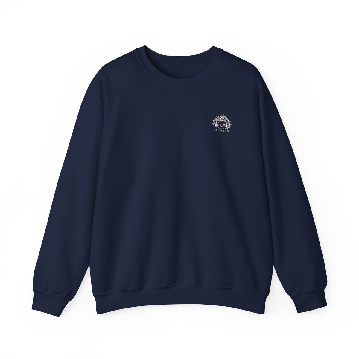 Crewneck Sweatshirt — Minimal Skull Floral Crewneck | Small Logo | Subtle Gothic | Gift for Him or Her