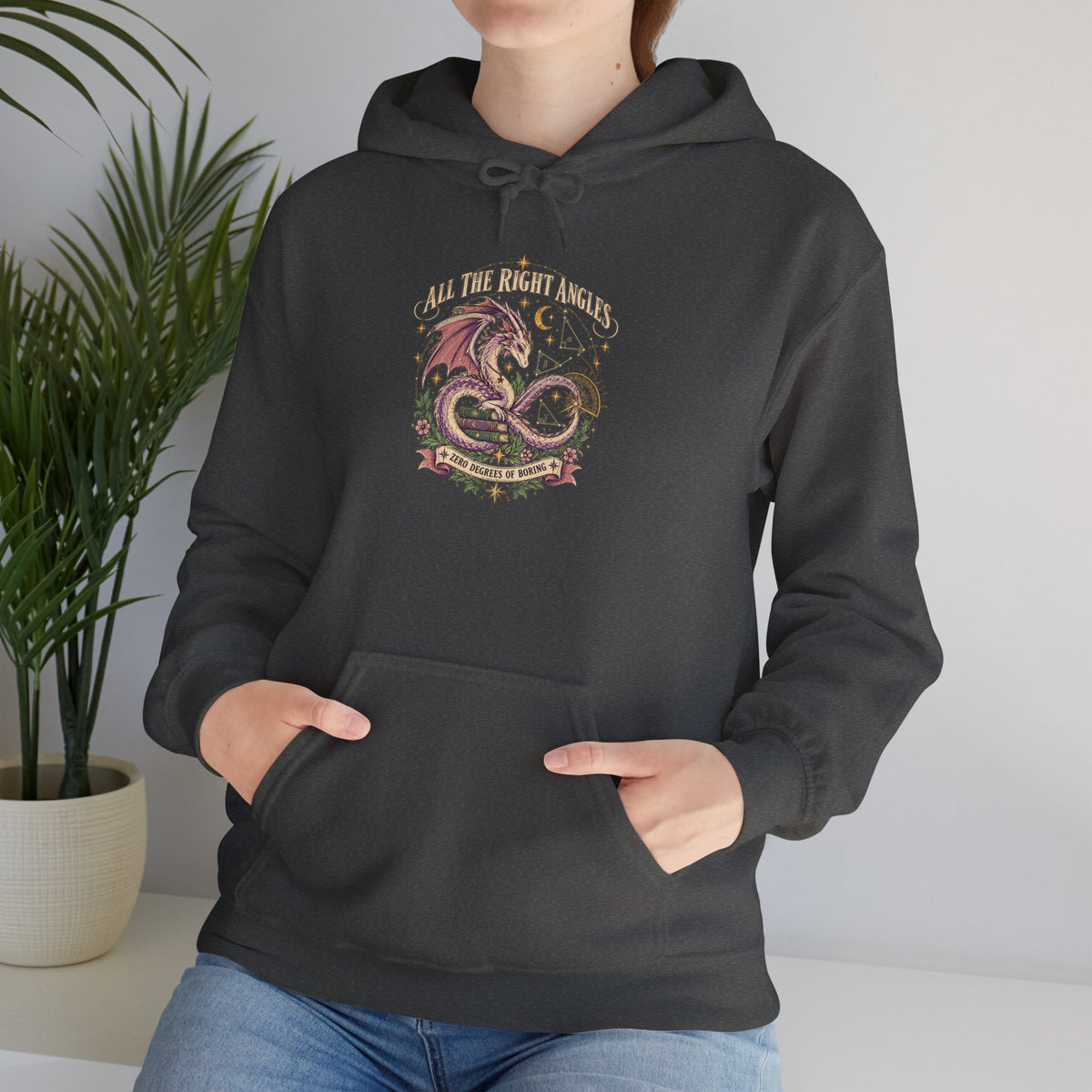 All the Right Angles Math Hoodie – Funny Geometry Sweatshirt for Teachers and Students