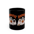 Halloween Dog Ghosts Mug – "Dogmatic" Cute Spooky Pup Coffee Cup (11oz/15oz)