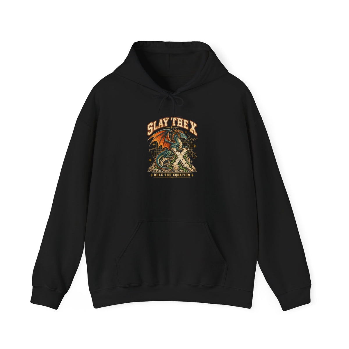 Slay the X Math Hoodie – Funny Algebra Sweatshirt for Students and Teachers