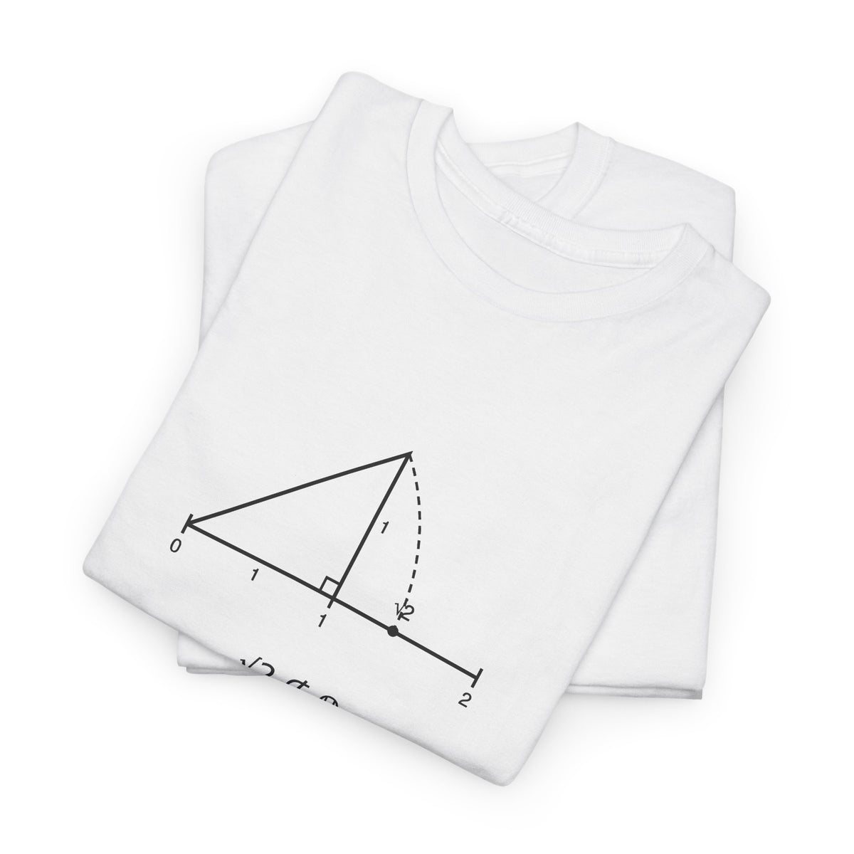 Irrational Math T-Shirt – Minimalist Square Root Graphic Tee