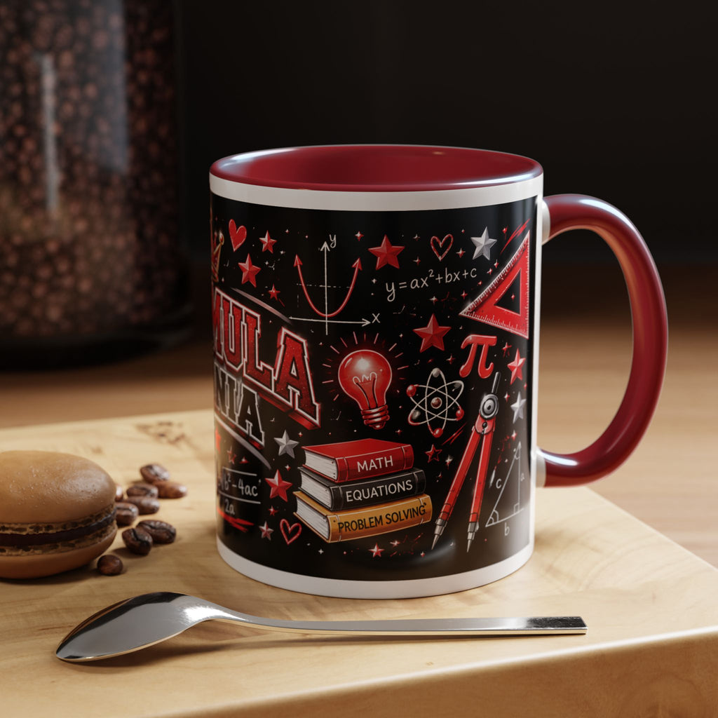 Formula Mania Coffee Mug — Math Lover Accent Mug (11/15oz)