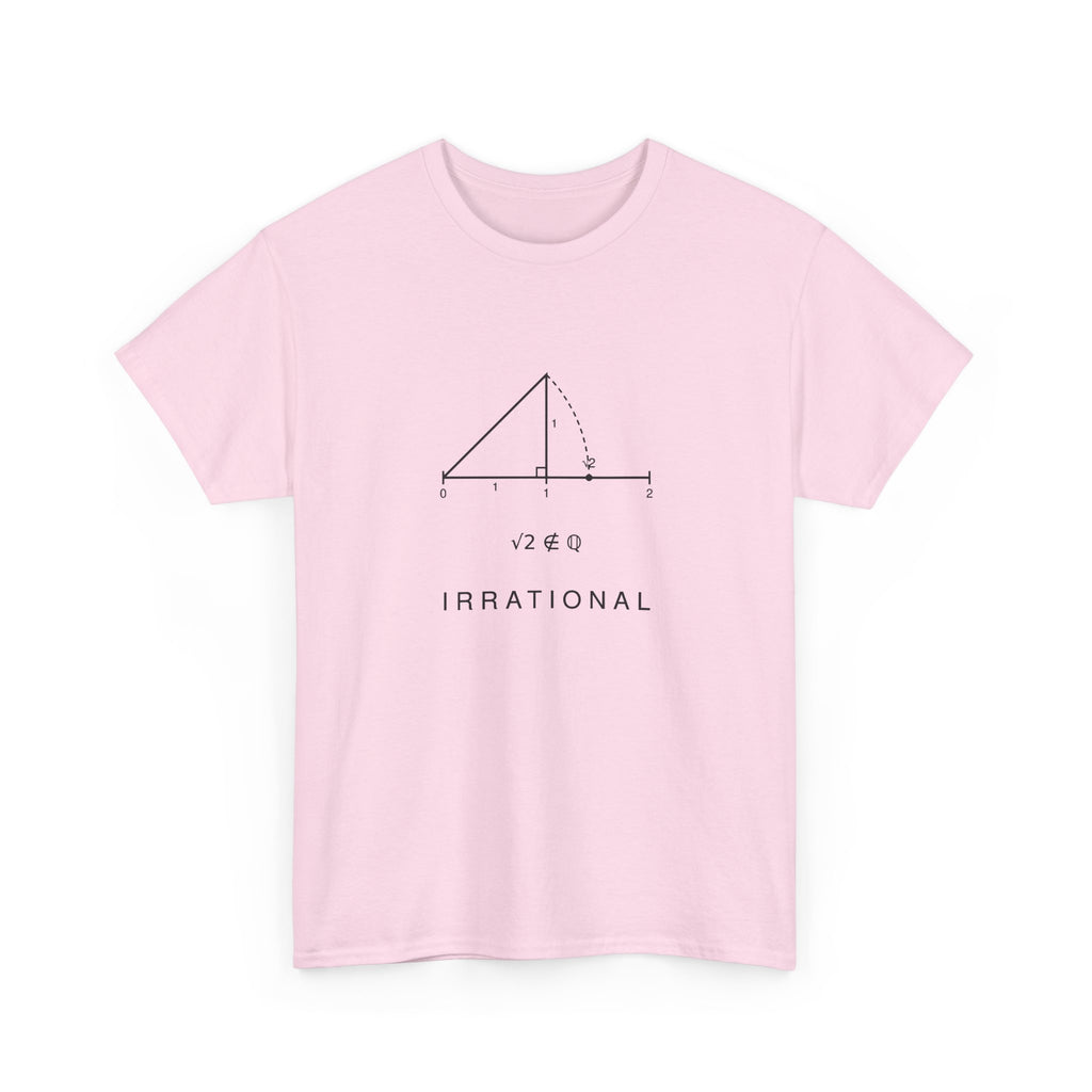 Irrational Math T-Shirt – Minimalist Square Root Graphic Tee