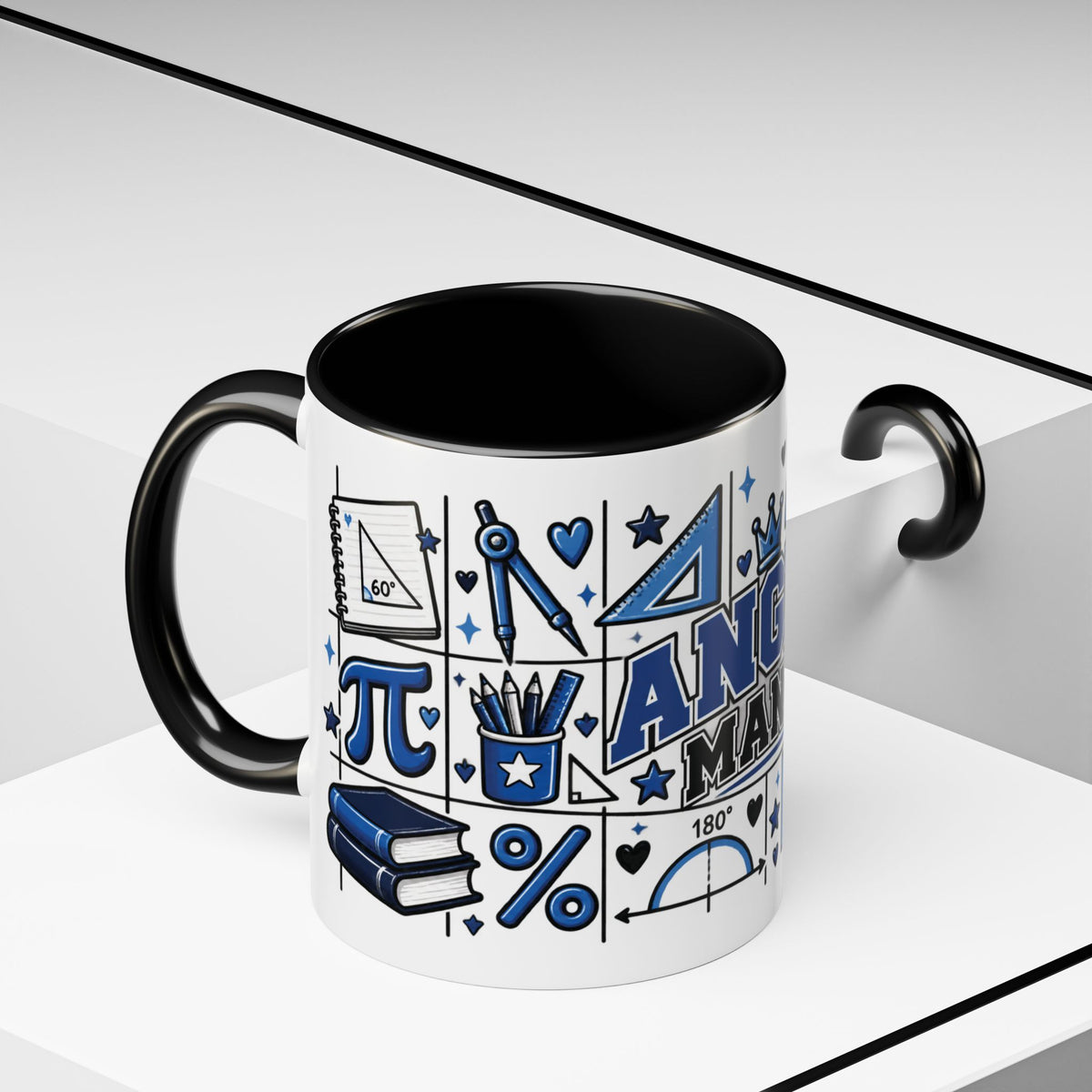 Angle Mania Coffee Mug – Math & Geometry Teacher Gift (11/15 oz)