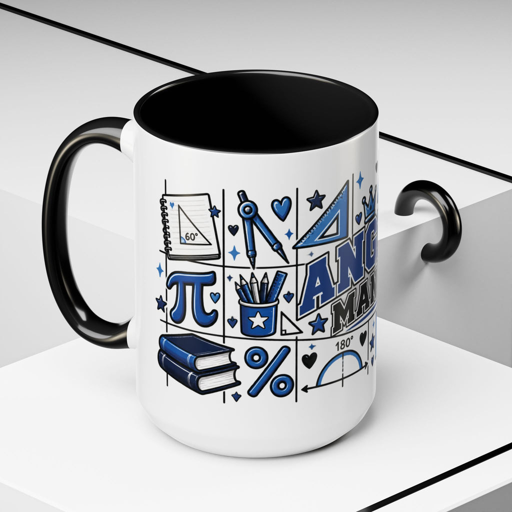 Angle Mania Coffee Mug – Math & Geometry Teacher Gift (11/15 oz)