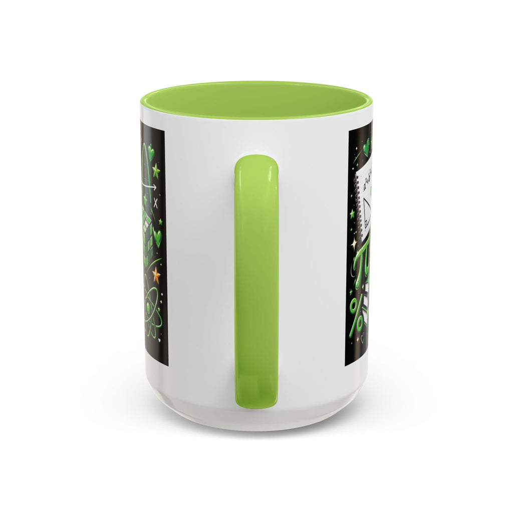 Calculated Chaos Accent Coffee Mug — Math Teacher / STEM Lover Gift (11 or 15 oz)