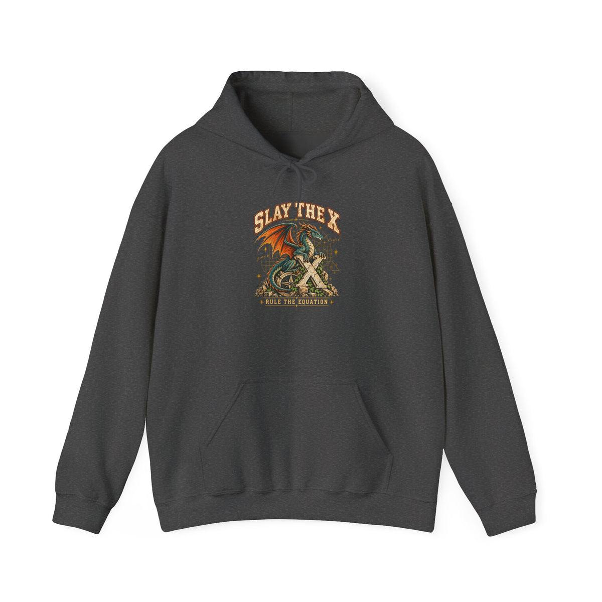 Slay the X Math Hoodie – Funny Algebra Sweatshirt for Students and Teachers