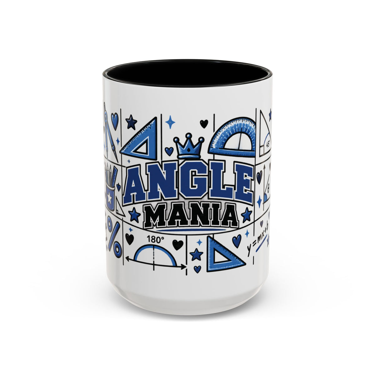 Angle Mania Coffee Mug – Math & Geometry Teacher Gift (11/15 oz)