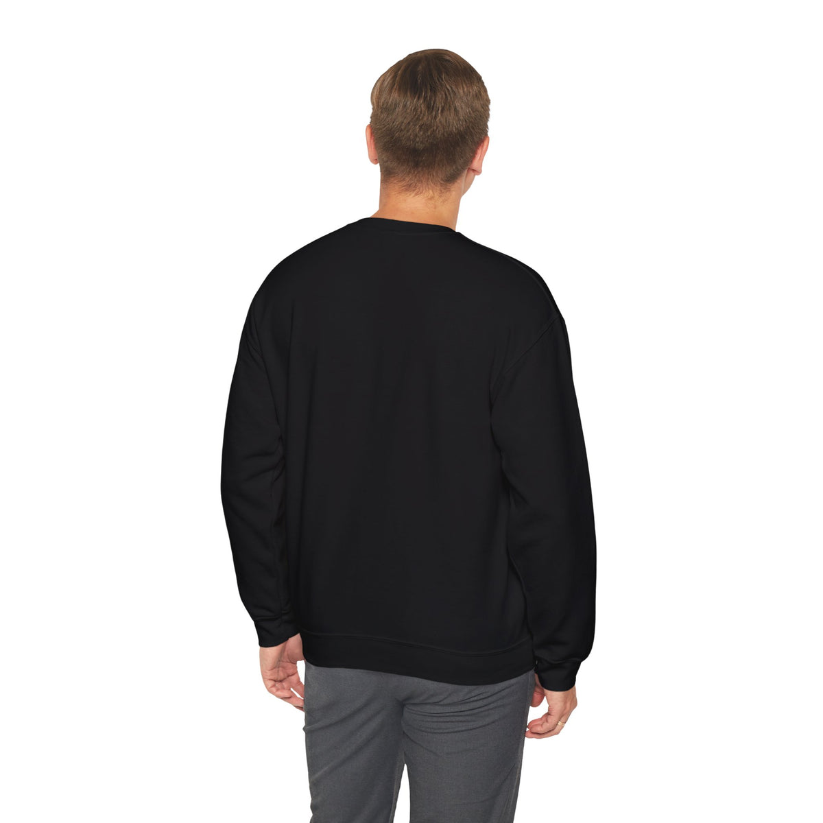 Crewneck Sweatshirt — Minimal Skull Floral Crewneck | Small Logo | Subtle Gothic | Gift for Him or Her