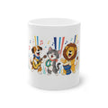 Dancing Animal Trio Mug – Fun Musical Dog, Cat & Lion Coffee Cup