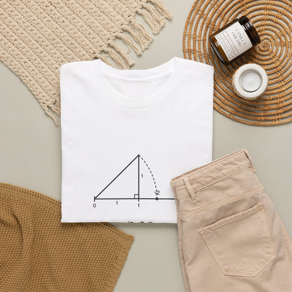 Irrational Math T-Shirt – Minimalist Square Root Graphic Tee