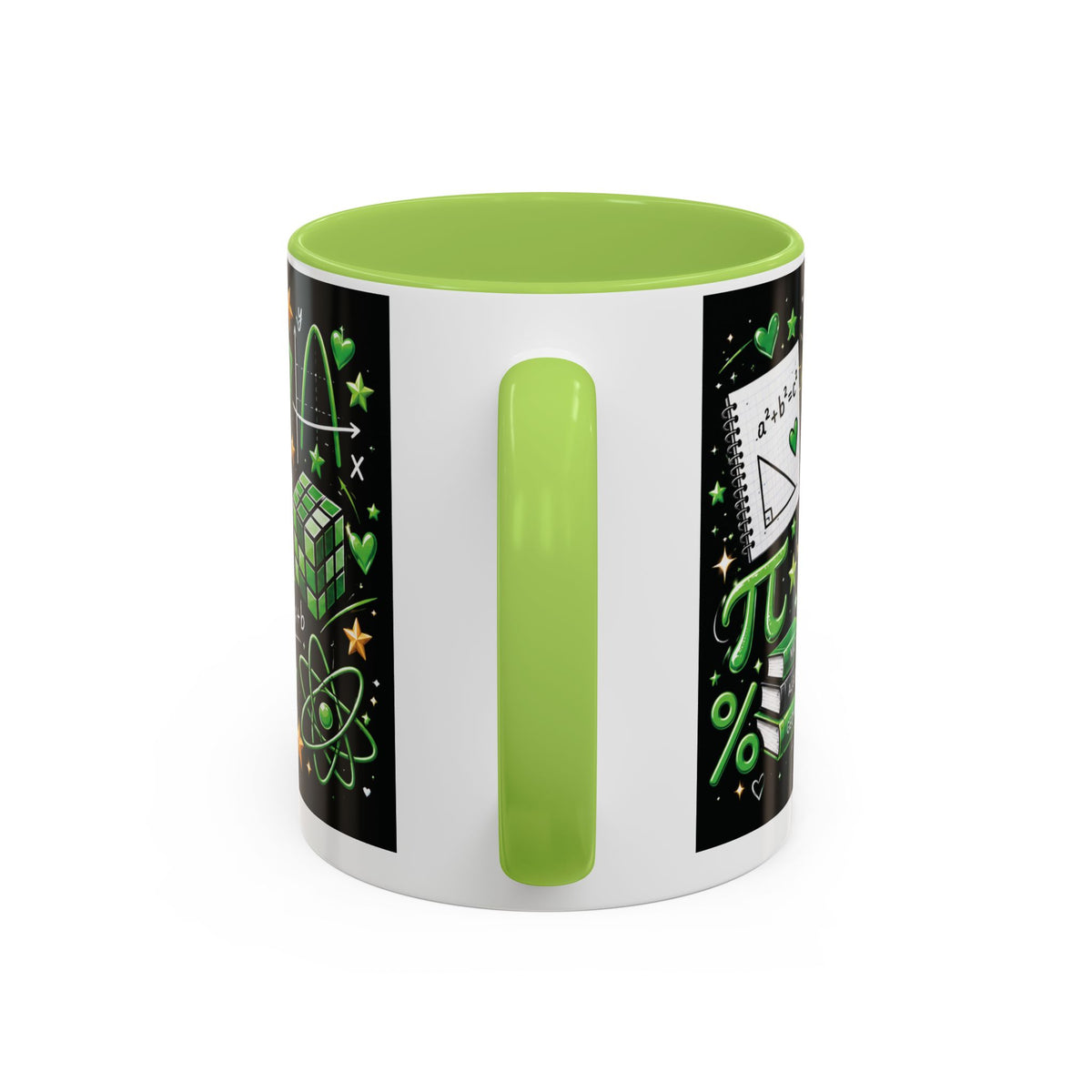 Calculated Chaos Accent Coffee Mug — Math Teacher / STEM Lover Gift (11 or 15 oz)