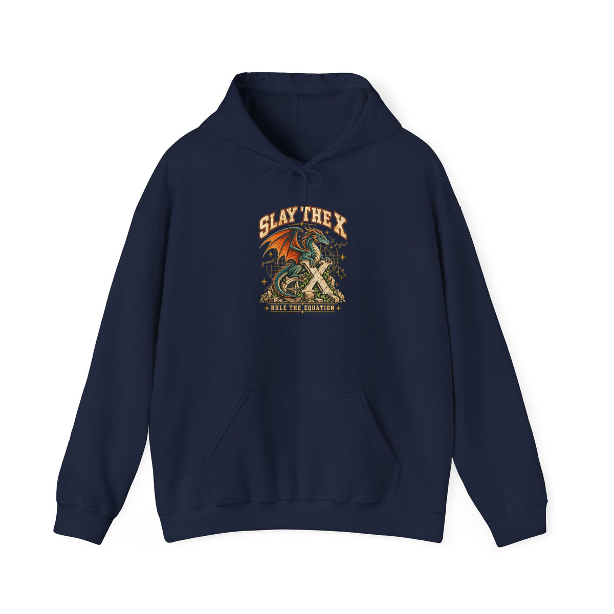 Slay the X Math Hoodie – Funny Algebra Sweatshirt for Students and Teachers