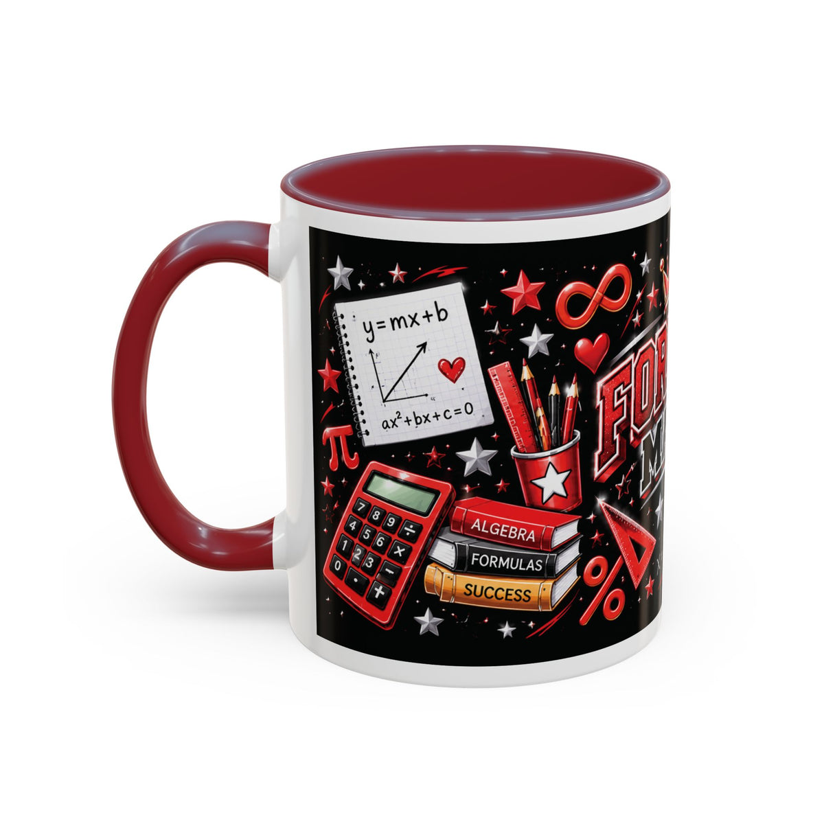Formula Mania Coffee Mug — Math Lover Accent Mug (11/15oz)