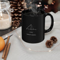 Irrational Black Math Mug – Minimalist Geometry Gift for Teachers and Students